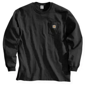 Carhartt Mens Workwear Pocket T Shirt Long Sleeve T Shirt XL - Chest 46-48' (117-122cm)