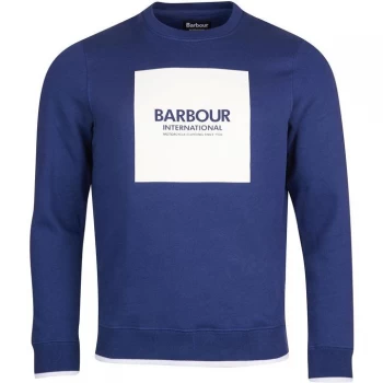 Barbour International Scortch Crew Sweat - Regal Blue BL46