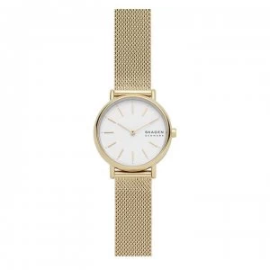 Skagen Signatur Mesh Strap Watch - Gold