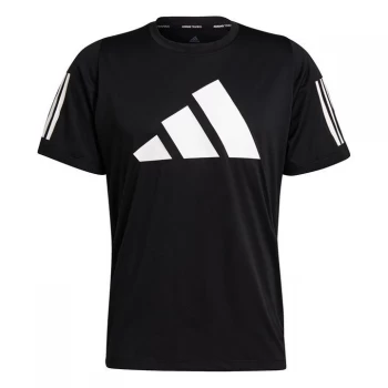 adidas adidas Free Lift 3 Bar T Shirt Mens - Black