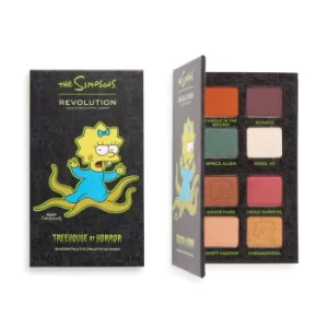 The Simpsons Makeup Revolution Mini Eyeshadow Palette "Alien Maggie"