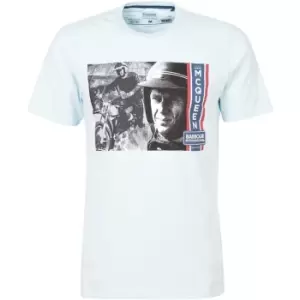 Barbour International Harris Graphic T-Shirt - Blue