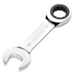 Draper HI-TORQ Metric Stubby Ratchet Combination Spanner, 18mm