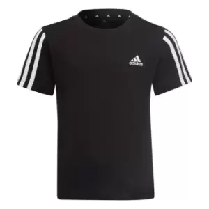 adidas 3S Essentials T Shirt Infants - Black