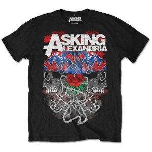 Asking Alexandria - Flagdana Unisex XX-Large T-Shirt - Black