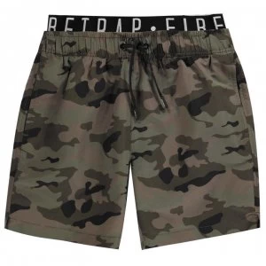 Firetrap Swim Shorts Junior Boys - Camo AOP