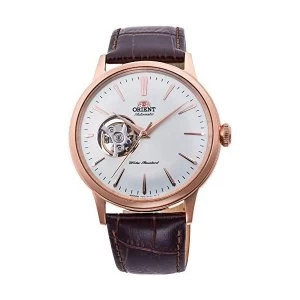 Orient Classic Open Heart Automatic Leather Strap Watch RA-AG0001S10B