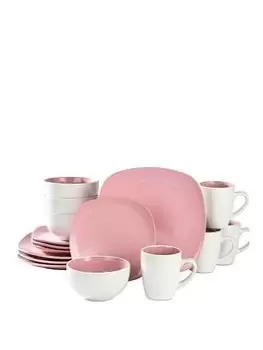 Waterside Nova Square 16 Piece Dinner Set