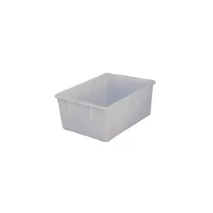 Stacking container made of polyethylene, conical design, capacity 160 litres, natural