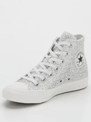 Converse Chuck Taylor All Star Hi, Off White, Size 5, Women