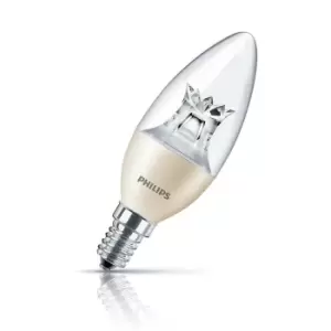 Philips LED DimTone Candle 5.5W E14 Dimmable Master Warm White Clear