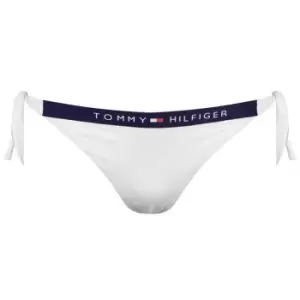 Tommy Bodywear Logo Cheeky Bikini Bottoms - White