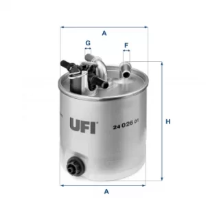 24.026.01 UFI Fuel Filter