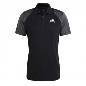 adidas Club Performance Polo Shirt - Black/White