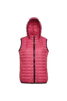 Honeycomb Zip Up Hooded Gilet/Bodywarmer