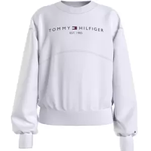 Tommy Hilfiger THUBOR Girls Childrens Sweatshirt in White - Sizes 8 years,10 years,14 years,16 years