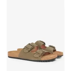 Barbour Allegra Two Strap Sandals - Green