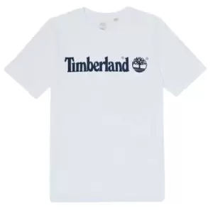 Timberland FONTANA boys's Childrens T shirt in White - Sizes 6 years,8 years,10 years,12 years