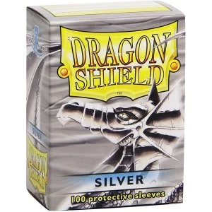 Dragon Shield Standard Silver Card Sleeves - 100 Sleeves