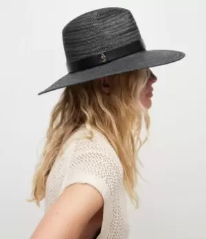 Talia AllSaints Womens Fedora Hat, Black