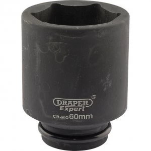 Draper Expert 3/4" Drive Deep Hexagon Impact Socket Metric 3/4" 60mm