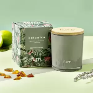 Furn. Amazonia Botanica Earthy Moss & Peppermint Candle Green