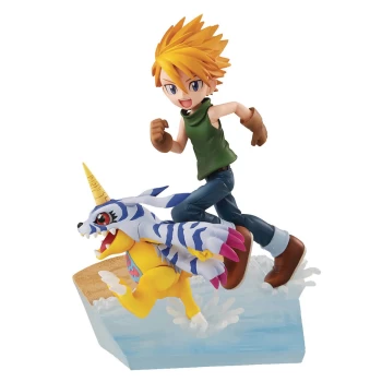 Digimon Adventures G.E.M. Series PVC Figure - Yamato Ishida & Gabumon