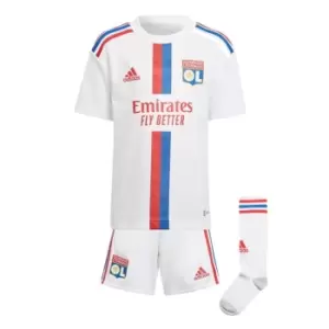 adidas Olympique Lyonnais 22/23 Home Mini Kit Kids - White