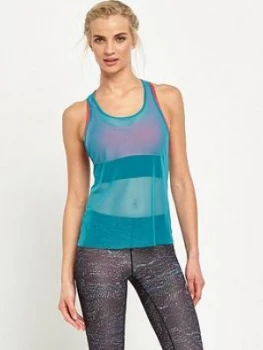 New Balance Mesh Tank Turquoise Size XL Women