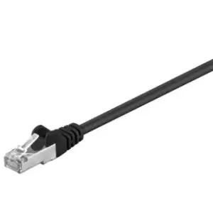 Goobay RJ45 F/UTP CAT 5e Network Cable - 1m - Black