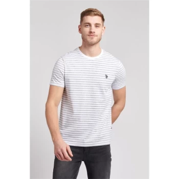 US Polo Assn Reverse Stripe T-Shirt Mens - Blue