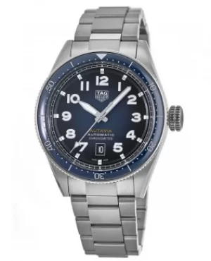 Tag Heuer Autavia Calibre 5 Chronometer 42mm Blue Dial Mens Watch WBE5116.EB0173 WBE5116.EB0173