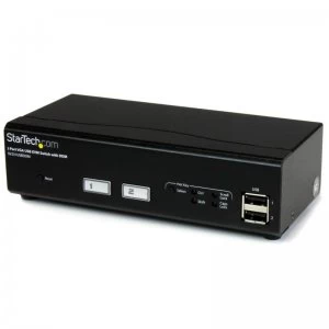 StarTech 2 Port USB VGA KVM Switch with DDM Fast Switching Technology