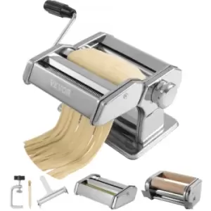 VEVOR Pasta Maker Machine, 9 Adjustable Thickness Settings Noodles Maker, Stainless Steel Noodle Rollers and Cutter, Manual Hand Press, Pasta Making K