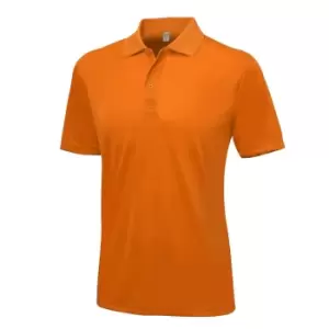 AWDis Just Cool Mens Smooth Short Sleeve Polo Shirt (M) (Orange Crush)