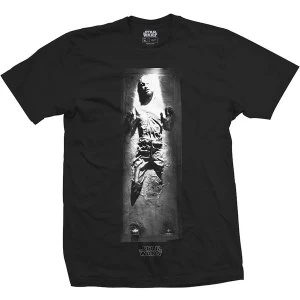 Star Wars - Han in Carbonite Unisex X-Large T-Shirt - Black