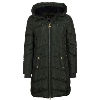 Barbour International Braeside Quilted Jacket - Moto Green