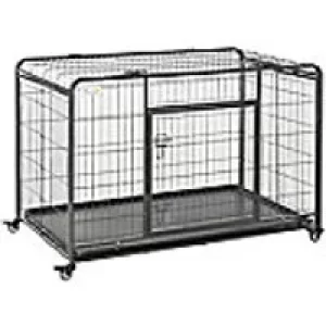 PawHut Dog Cage D02-052V02 810 x 1250 x 760 mm Grey