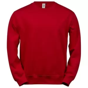 Tee Jays Mens Power Organic Sweatshirt (3XL) (Red)