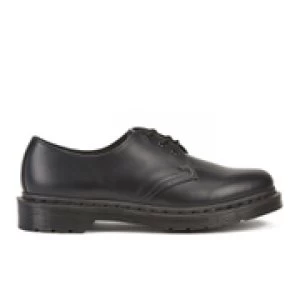 Dr. Martens Womens 1461 Mono Smooth Leather 3-Eye Shoes - Black - UK 11 - Black