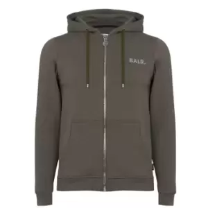 BALR Q Series Zip Hoodie - Grey