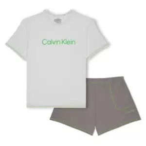 Calvin Klein S/S Sleep Set - White