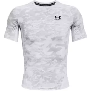 Under Armour Heatgear Armour Base Layer Top Mens - White