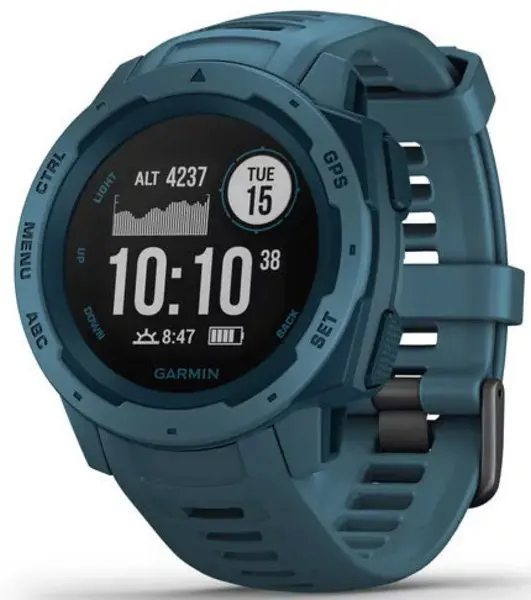 Garmin Watch Instinct GPS Lakeside Blue D - Black GMN-198