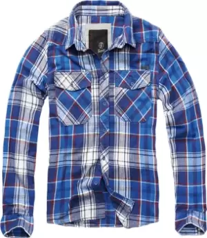 Brandit Check Shirt, blue, Size XL, blue, Size XL