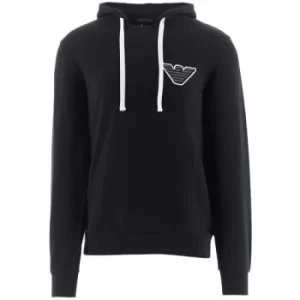 Emporio Armani Loungewear Black Logo Hoodie