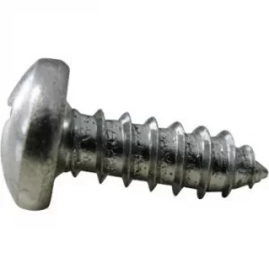 TOOLCRAFT 815071 Raised head self-tapping screw 3.9mm 9.5mm ISO 7049 Steel zinc plated 100 pc(s)