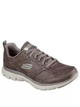 Skechers Flex Appeal 4.0 Trainers, Taupe, Size 8, Women