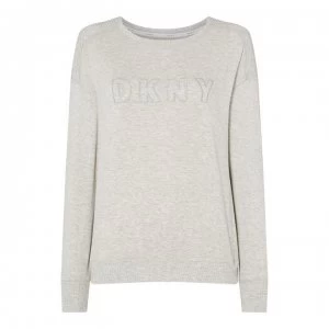 DKNY Core Long Sleeve Top - 037 LT GREY