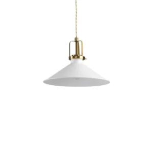 Eris-3 Indoor Dome Ceiling Pendant Lamp 1 Light White, E27